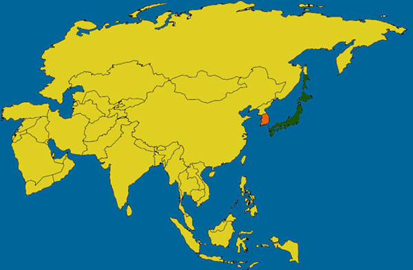 Mapa de Asia